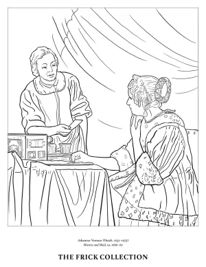 a woman handing another woman a letter