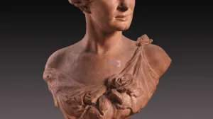 photo of plaster bust of Helen Clay Frick