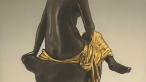 book cover of Antico, depicting bronze of nude woman seated with drapery at her lap