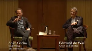photo of Adam Gopnik and Edmund de Waal at The Frick Collection