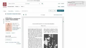 JStor screenshot