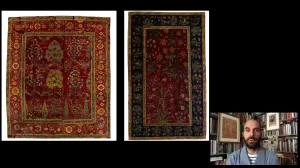 video still of Xavier Salomon and carpets