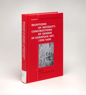 Red book cover against a gray background of 