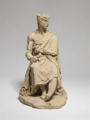terracotta sculpture of George Washington