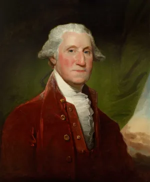 oil painting of George Washington