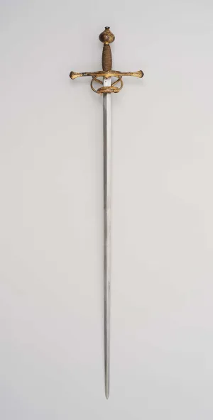 photo of thin sword, or rapier