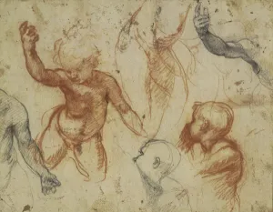 Drawing of children in various poses