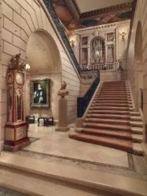 Staircase to the second floor of the house