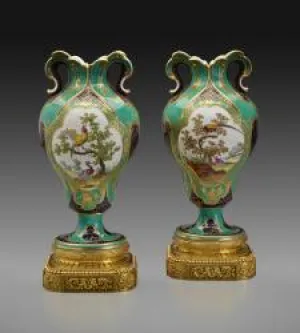 Two Sèvres porcelain vases 