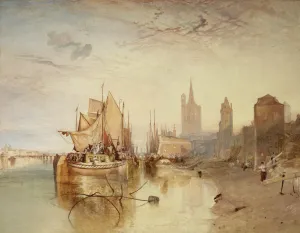 Harbor scene in Cologne