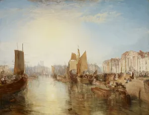 an image of turner's harbour at Dieppe