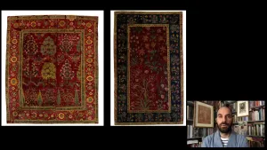 video still of Xavier Salomon and carpets